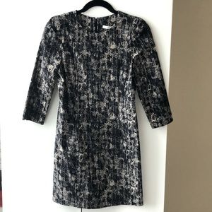 Abstract Print Mini Dress